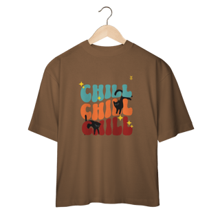 Nome do produto Camiseta Oversized Chill Cats