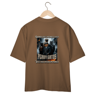 Nome do produto Camiseta Oversized -Peaky Gatos