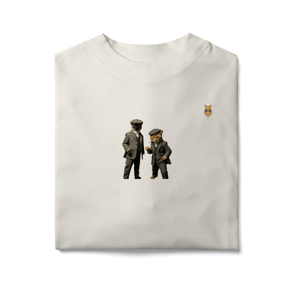 Camiseta Oversized - Ordem dos Peaky Gatos