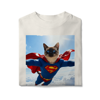 Nome do produto Camiseta Oversized - Super Cat