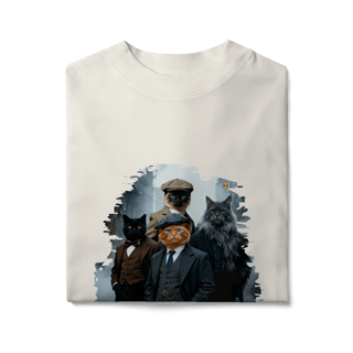 Nome do produto Camiseta Oversizad Peaky Cats