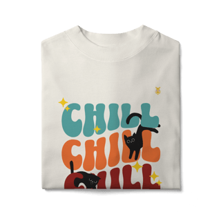 Nome do produto Camiseta Oversized Chill Cats