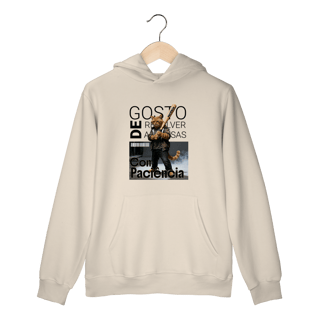 Nome do produto Moletom com Bolso - Amarelinho Paciente