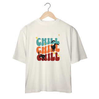 Nome do produto Camiseta Oversized Chill Cats