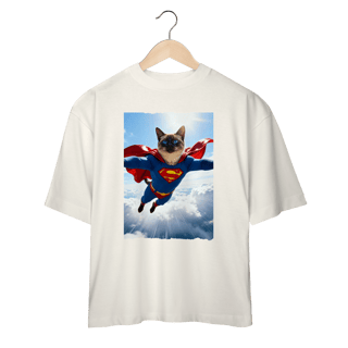 Nome do produto Camiseta Oversized - Super Cat