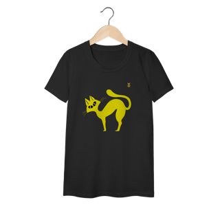 Baby Look - Gato Curioso