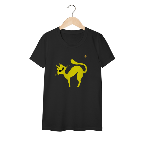 Baby Look - Gato Curioso