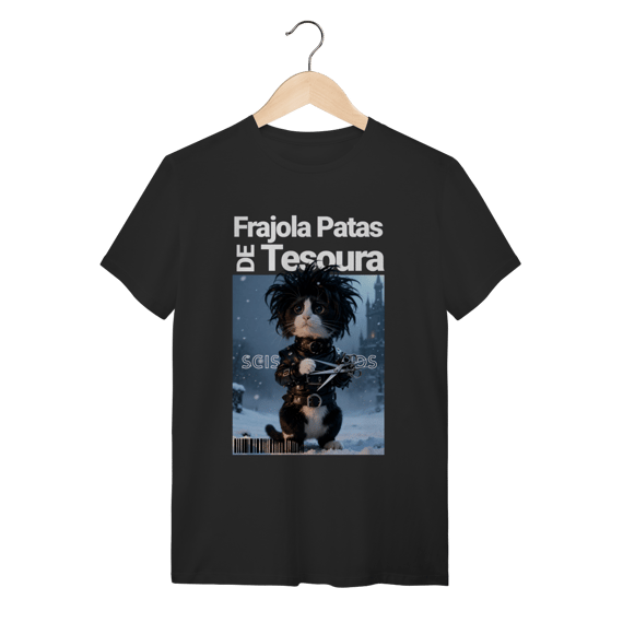 Camiseta clássica - Frajola mãos de Tesoura