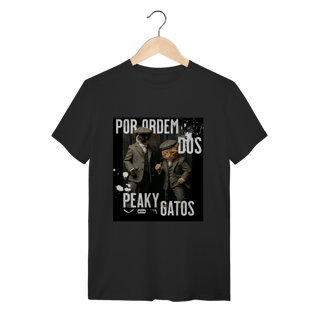 Nome do produto Camiseta Clássica - Ordem dos Peaky Gatos
