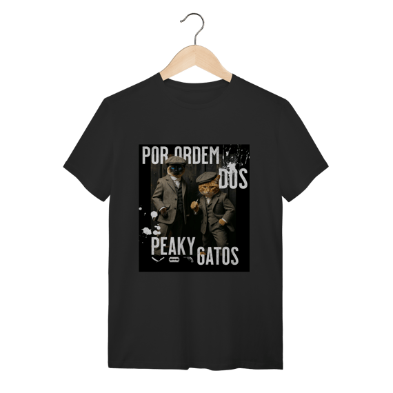 Camiseta Clássica - Ordem dos Peaky Gatos