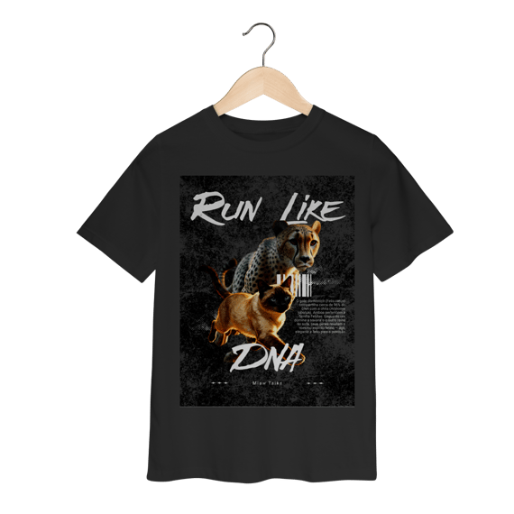 Camiseta Infantil - Run Like DNA
