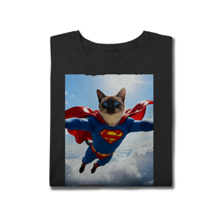Nome do produto Camiseta Plus Size - Super Cat