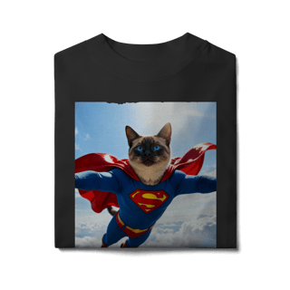 Nome do produto Camiseta Oversized - Super Cat