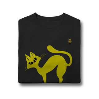 Nome do produto Camiseta infantil Gato Curioso