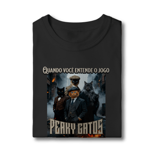 Nome do produto Camiseta Infantil - Peaky Gatos