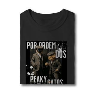 Nome do produto Camiseta Infantil - Ordem dos Peaky Gatos