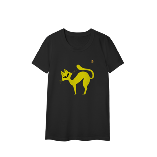 Nome do produto Baby Look - Gato Curioso