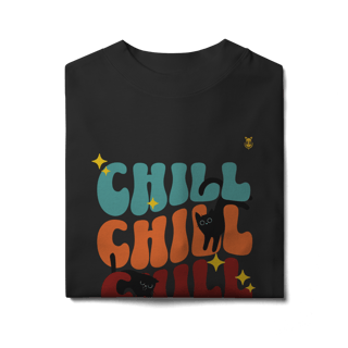Nome do produto Camiseta Oversized Chill Cats