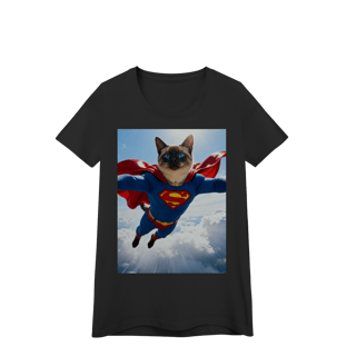 Nome do produto Baby Look - Super Cat