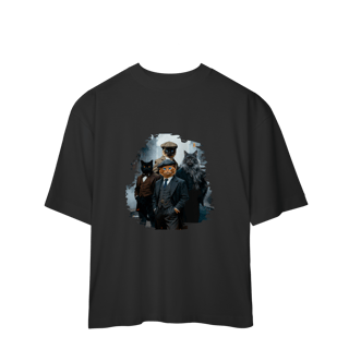 Nome do produto Camiseta Oversizad Peaky Cats