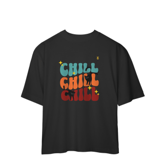 Nome do produto Camiseta Oversized Chill Cats