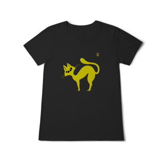 Nome do produto Baby Look - Gato Curioso