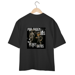 Nome do produto Camiseta Oversized - Ordem dos Peaky Gatos