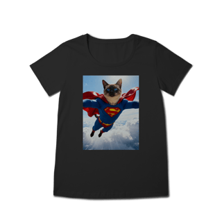 Nome do produto Baby look - Super Cat