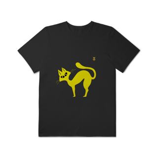 Nome do produto  Camiseta Plus Size Gato Curioso