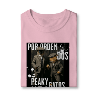 Nome do produto Camiseta Infantil - Ordem dos Peaky Gatos