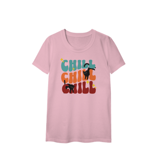 Nome do produto Baby Look - Chill Cats