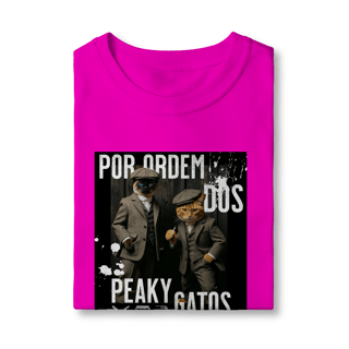 Nome do produto Camiseta Infantil - Ordem dos Peaky Gatos