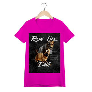 Nome do produto Baby Look - Run Like DNA