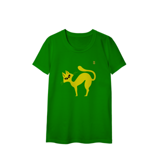 Nome do produto Baby Look - Gato Curioso