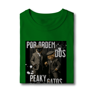 Nome do produto Camiseta Infantil - Ordem dos Peaky Gatos
