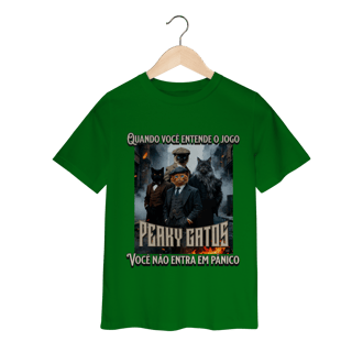 Nome do produto Camiseta Infantil - Peaky Gatos
