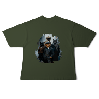 Nome do produto Camiseta Oversizad Peaky Cats