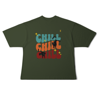 Nome do produto Camiseta Oversized Chill Cats