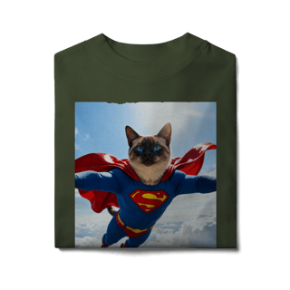 Nome do produto Camiseta Oversized - Super Cat
