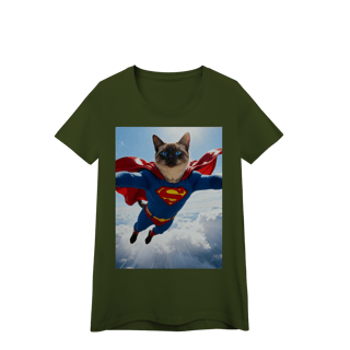 Nome do produto Baby Look - Super Cat