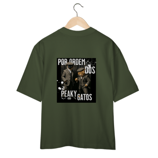 Nome do produto Camiseta Oversized - Ordem dos Peaky Gatos