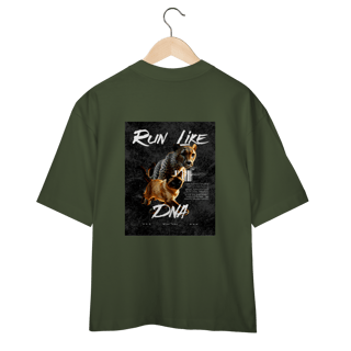 Nome do produto Camiseta Oversized - Run Like DNA