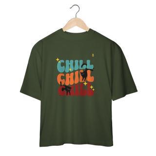 Nome do produto Camiseta Oversized Chill Cats