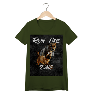 Nome do produto Baby Look - Run Like DNA