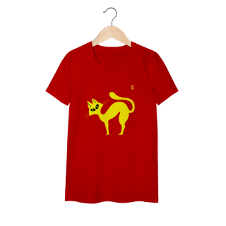 Nome do produto Baby Look - Gato Curioso