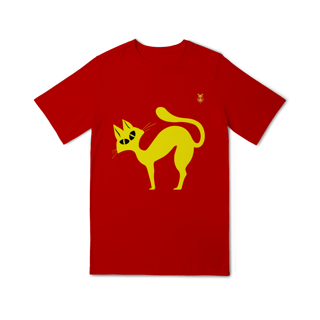 Nome do produto Camiseta infantil Gato Curioso