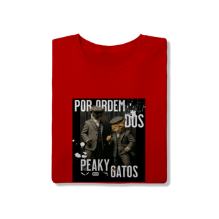 Nome do produto Camiseta Clássica - Ordem dos Peaky Gatos