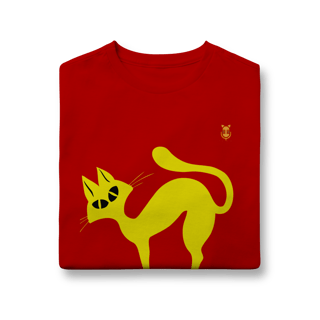 Nome do produto Camiseta infantil Gato Curioso