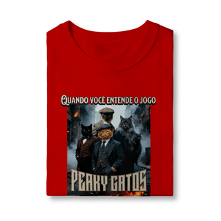 Nome do produto Camiseta Infantil - Peaky Gatos