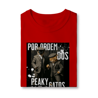 Nome do produto Camiseta Infantil - Ordem dos Peaky Gatos